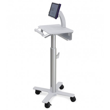 Ergotron StyleView Tablet Cart, SV10 Alluminio, Bianco Carrello multimediale (SV10-1400-0)