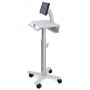 Ergotron StyleView Tablet Cart, SV10 Alluminio, Bianco Carrello multimediale (SV10-1400-0)
