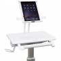 Ergotron StyleView Tablet Cart, SV10 Alluminio, Bianco Carrello multimediale (SV10-1400-0)