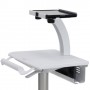 Ergotron StyleView Tablet Cart, SV10 Alluminio, Bianco Carrello multimediale (SV10-1400-0)