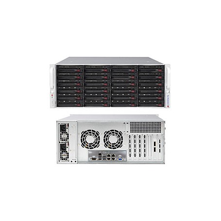 Supermicro SuperStorage Server 6048R-E1CR24H Intel® C612 LGA 2011 (Socket R) Armadio (4U) Nero (SSG-6048R-E1CR24L)