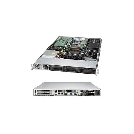 Supermicro 5018GR-T Intel® C612 LGA 2011 (Socket R) Rack (1U) Nero (SYS-5018GR-T)