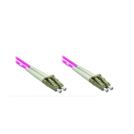 Alcasa LW-8100LC4 cavo a fibre ottiche 100 m LC OM4 Viola (LW-8100LC4)