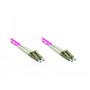 Alcasa LW-8100LC4 cavo a fibre ottiche 100 m LC OM4 Viola (LW-8100LC4)