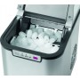 Clatronic EWB 3526 Macchina per la produzione di cubetti di ghiaccio integrata/indipendente 15 kg/24h 150 W Argento (261712)