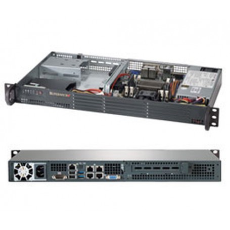 Supermicro SuperServer 5018A-TN4 Rack (1U) Nero (SYS-5018A-TN4)