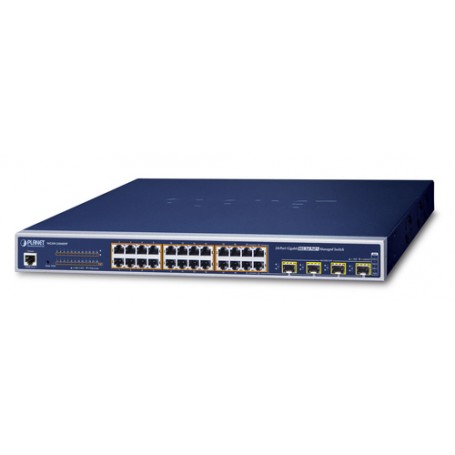 PLANET WGSW-24040HP switch di rete Gestito L2+ Gigabit Ethernet (10/100/1000) Supporto Power over Ethernet (PoE)  (WGSW-24040HP)