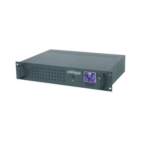 Gembird - Ups rack 19'' 3.4u 1500va, 4xiec 230v out, iec14 in,rj11, usb, lcd A linea interattiva 1,5 kVA 900 W 4 (UPS-RACK-1500)
