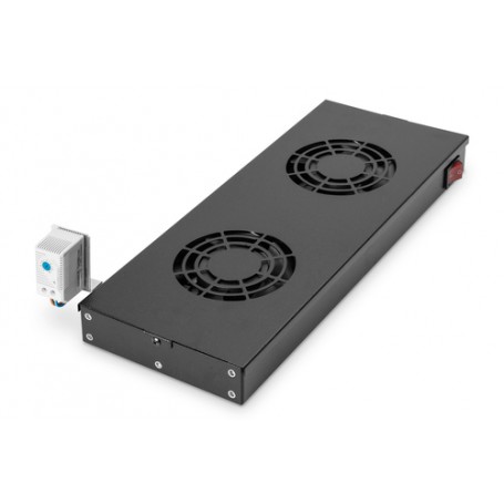 Digitus DN-19 FAN-2-HO-SW porta accessori Pannello per ventola (DN-19 FAN-2-HO-SW)