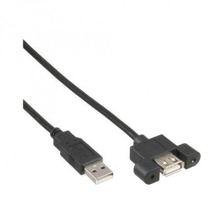 InLine B-33440E cavo USB 0,6 m USB 2.0 USB A Nero (B-33440E)