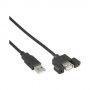 InLine B-33440E cavo USB 0,6 m USB 2.0 USB A Nero (B-33440E)
