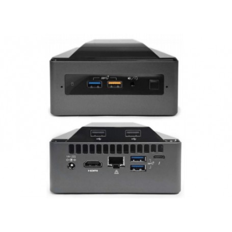 Intel NUC BOXNUC8I7BELS1 barebone per PC/stazione di lavoro PC con dimensioni 0,69 l Nero i7-8565U 1,8 GHz (BOXNUC8I7BELS1)
