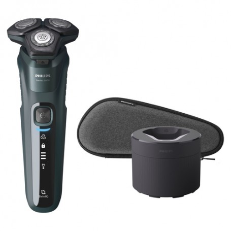 Philips SHAVER Series 5000 S5584/50 rasoio elettrico Rotazione Trimmer Verde (S5584/50)