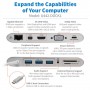 Tripp Lite U442-DOCK1 replicatore di porte e docking station per notebook Cablato USB 3.2 Gen 1 (3.1 Gen 1) Type-C  (U442-DOCK1)