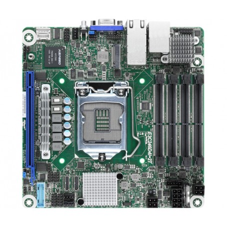Asrock E3C246D4I-2T scheda madre Intel C246 LGA 1151 (Presa H4) mini ATX (E3C246D4I-2T)