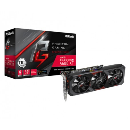 Asrock Phantom Gaming RX5600XT 6G OС AMD Radeon RX 5600 XT 6 GB GDDR6 (90-GA1VZZ-00UANF)