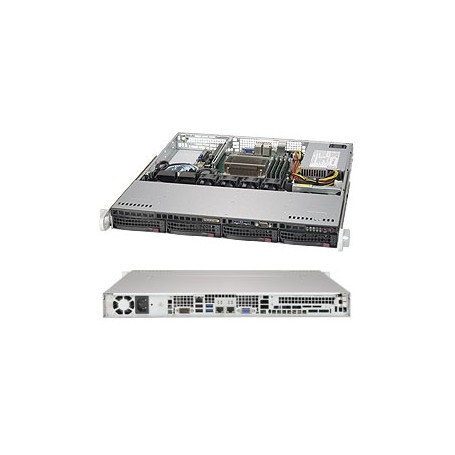 Supermicro SuperChassis 813MFTQC-350CB2 Supporto Nero 350 W (CSE-813MFTQC-350CB2)