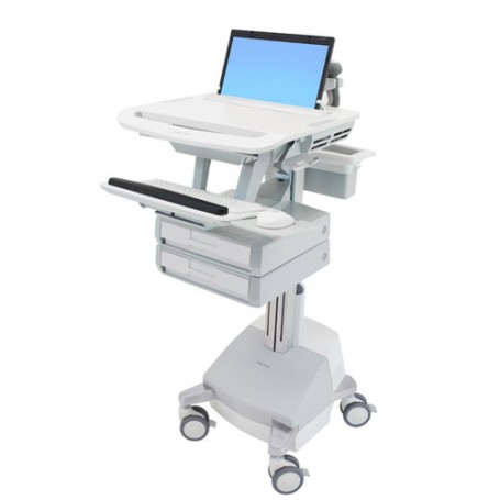 Ergotron SV44-1121-C carrello e supporto multimediale Alluminio, Grigio, Bianco Computer portatile Carrello multim (SV44-1121-C)