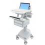 Ergotron SV44-1121-C carrello e supporto multimediale Alluminio, Grigio, Bianco Computer portatile Carrello multim (SV44-1121-C)
