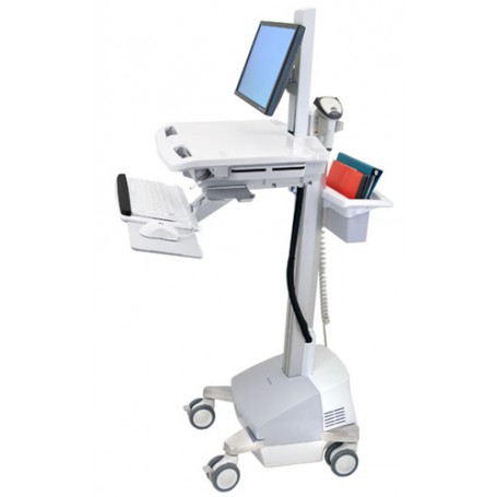 Ergotron SV42-6301-C carrello e supporto multimediale Alluminio, Grigio, Bianco Pannello piatto Carrello multimedi (SV42-6301-C)