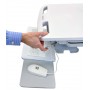 Ergotron SV42-6301-C carrello e supporto multimediale Alluminio, Grigio, Bianco Pannello piatto Carrello multimedi (SV42-6301-C)