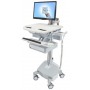 Ergotron SV44-1212-C carrello e supporto multimediale Alluminio, Grigio, Bianco Pannello piatto Carrello multimedi (SV44-1212-C)
