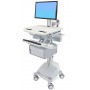 Ergotron SV44-13B1-C carrello e supporto multimediale Alluminio, Grigio, Bianco Pannello piatto Carrello multimedi (SV44-13B1-C)