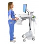 Ergotron SV42-6202-C carrello e supporto multimediale Alluminio, Grigio, Bianco Pannello piatto Carrello multimedi (SV42-6202-C)