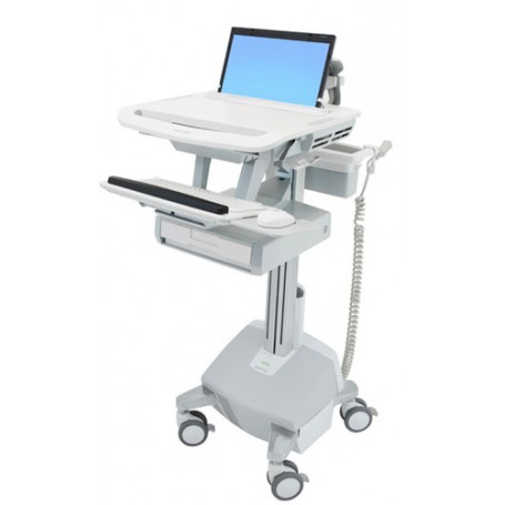 Ergotron SV44-1112-C carrello e supporto multimediale Alluminio, Grigio, Bianco Computer portatile Carrello multim (SV44-1112-C)