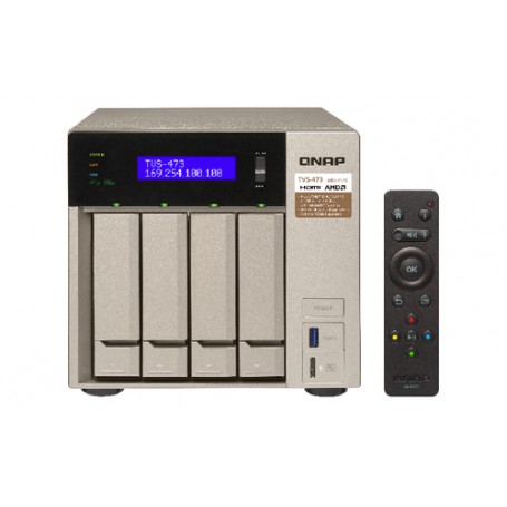 QNAP TVS-473 NAS Tower Collegamento ethernet LAN Oro RX-421BD (TVS-473-16G)