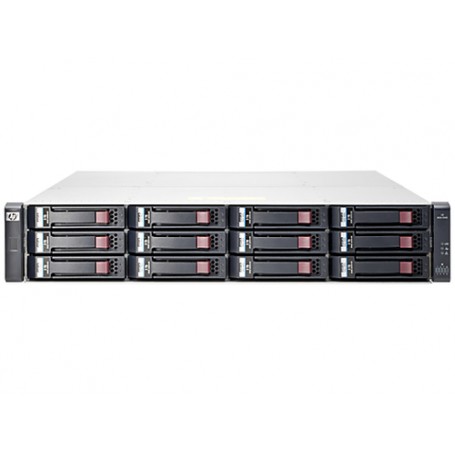 Hewlett Packard Enterprise MSA 1040 2-port SAS Dual Controller LFF array di dischi Armadio (2U) Nero, Grigio (K2Q90A)