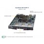 Supermicro Processor Blade SBI-7428R-T3 Intel® C612 LGA 2011 (Socket R) Nero (SBI-7428R-T3)