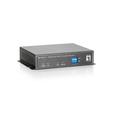 LevelOne VDS-0111 convertitore multimediale di rete 100 Mbit/s Nero (VDS-0111)