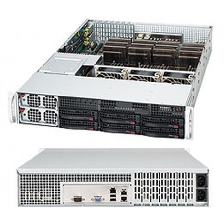 Supermicro CSE-828TQ-R1400LPB computer case Supporto Nero 1400 W (CSE-828TQ-R1400LPB)