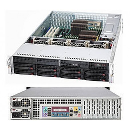 Supermicro CSE-829TQ-R920LPB computer case Basso profilo (Slimline - stilizzato) Nero 920 W (CSE-829TQ-R920LPB)