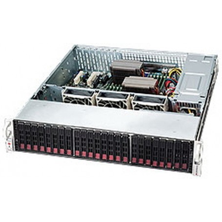 Supermicro CSE-216E26-R1200LPB sistema barebone per server Multiplo Armadio (2U) Nero, Multicolore (CSE-216E26-R1200LPB)