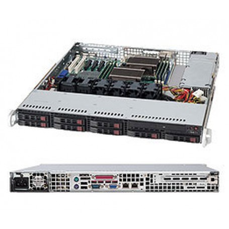 Supermicro CSE-113TQ-563CB computer case Supporto Nero 560 W (CSE-113TQ-563CB)