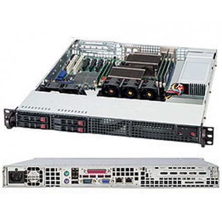 Supermicro CSE-111TQ-563CB computer case Supporto Nero 560 W (CSE-111TQ-563CB)
