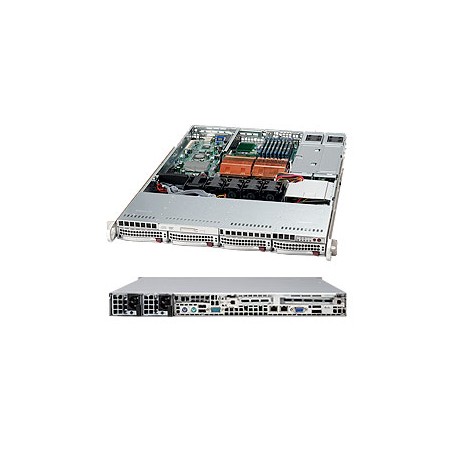 Supermicro SC815TQ-R650CB Intel® C606 LGA 1356 (Presa B2) (CSE-815TQ-R650CB)