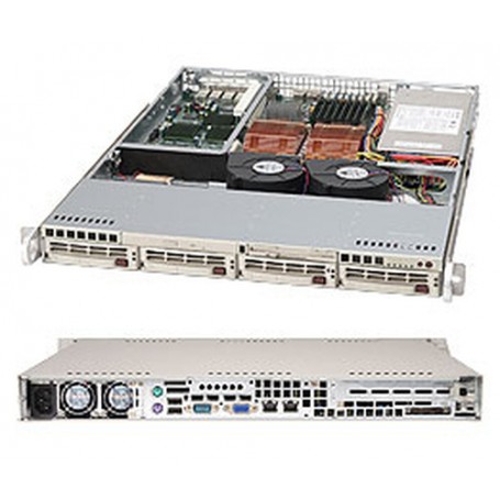Supermicro SuperChassis 813TQ-520C (Black) Basso profilo (Slimline - stilizzato) Nero (CSE-813TQ-520CB)