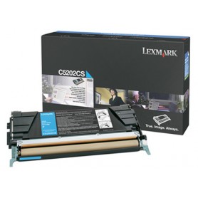 Lexmark C5202CS cartuccia toner 1 pz Originale Ciano (C5202CS)