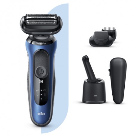 Braun Series 6 60-B7500cc Rasoio Trimmer Blu (60-B7500cc)