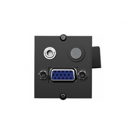 Bachmann 903.204 presa energia VGA + 3.5mm Nero (903.204)