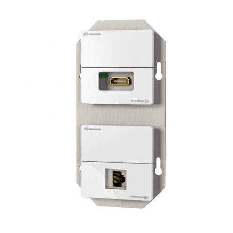 Kindermann 7456 000 543 presa energia RJ-45 + HDMI Bianco (7456000543)