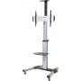 SpeaKa Professional SP-6646940 Supporto TV a parete 177,8 cm (70") Nero, Argento (SP-6646940)