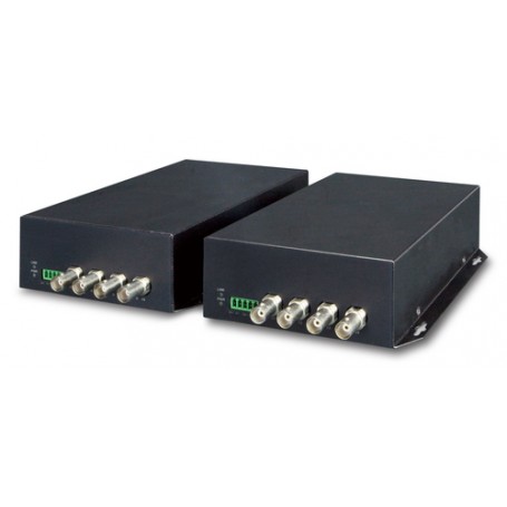 PLANET VF-402-KIT convertitore multimediale di rete Modalità singola Nero (VF-402-KIT)