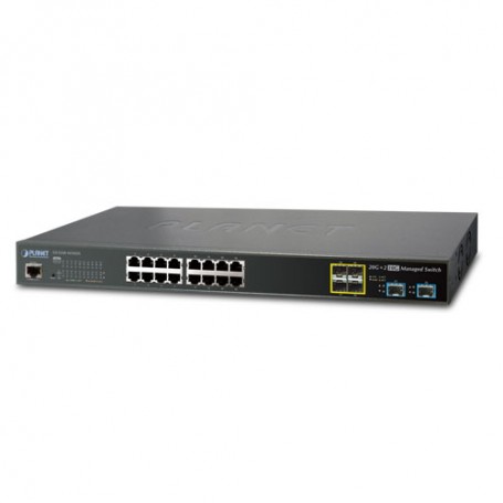 PLANET GS-5220-16T4S2X switch di rete Gestito L2+ Gigabit Ethernet (10/100/1000) 1U Nero (GS-5220-16T4S2X)
