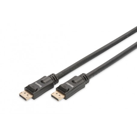 Digitus AK-340105-150-S cavo DisplayPort 15 m Nero (AK-340105-150-S)