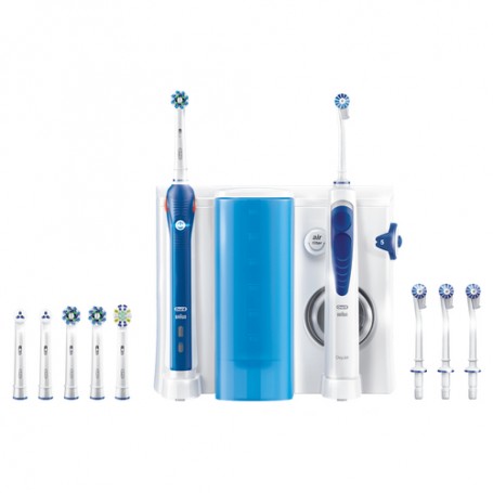 Oral-B Professional Care Health Center Adulto Spazzolino rotante-oscillante Blu, Bianco (139874)