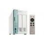 QNAP TS-251A NAS Tower Collegamento ethernet LAN Verde, Bianco N3060 (TS-251A-4G)